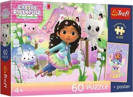 Trefl Premium Plus Kids kinderpuzzel Gabi en het Kattenavontuur 60 stukjes