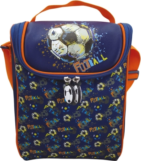Schoudertas met voetbalmotief 25,5 cm