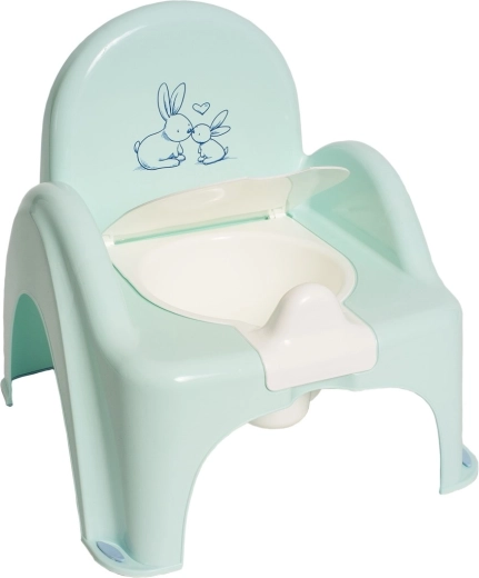 Kinderpotje Tega Baby Little Bunnies mint met uitneembare binnenpot