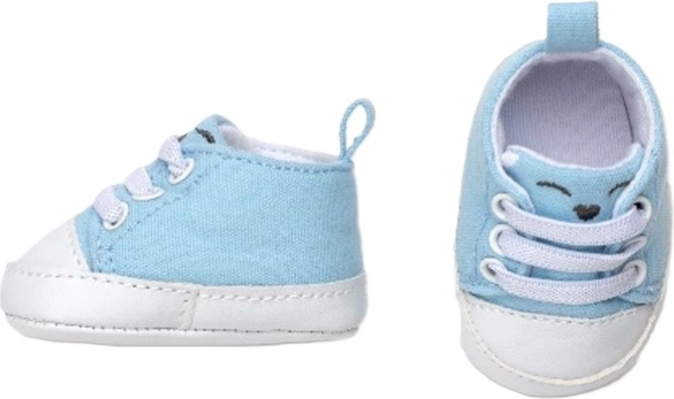 Guca blauw-witte sneakers voor poppen