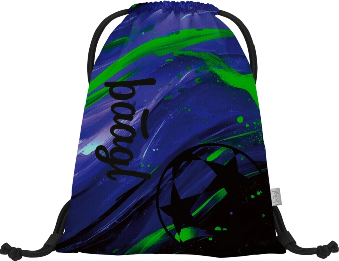 Baagl gymsack Football Champion van gerecycled materiaal