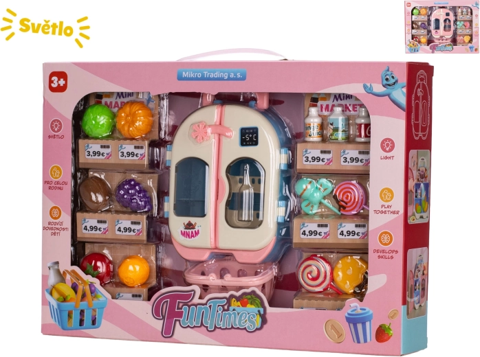 Kinderkoelkast met lichteffecten 14 cm
