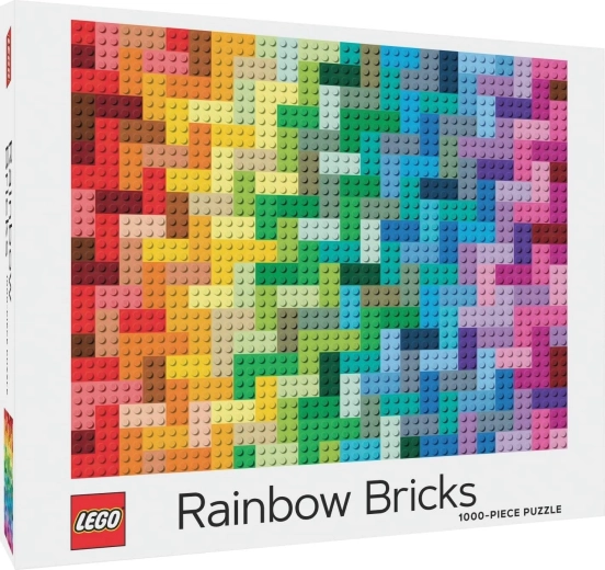 Chronicle Books puzzel LEGO regenboogstenen 1000 stukjes