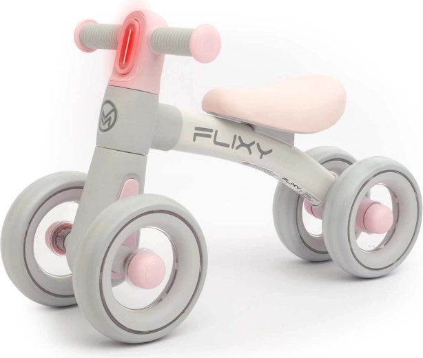 Loopfiets voor kinderen Milly Mally Flixy roze