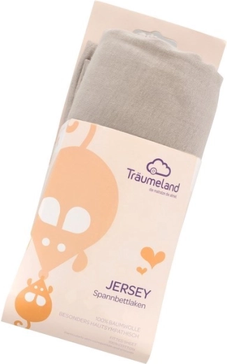 Träumeland jersey hoeslaken uni antraciet