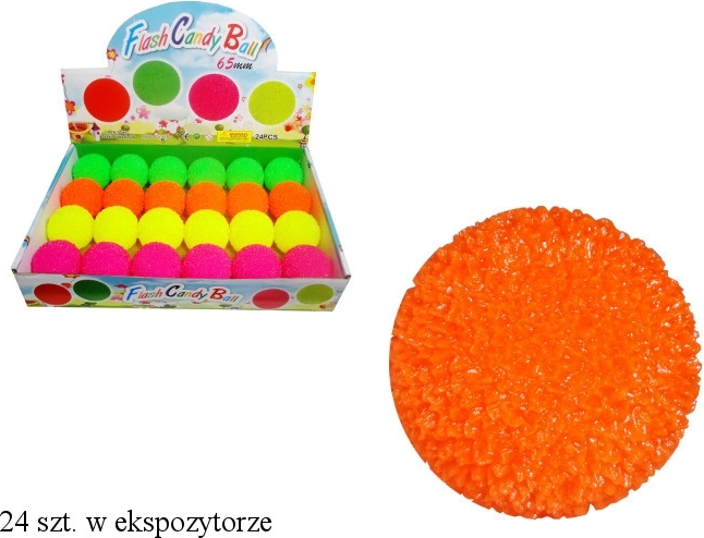 Lichtgevende rubberen bal met oneffen oppervlak