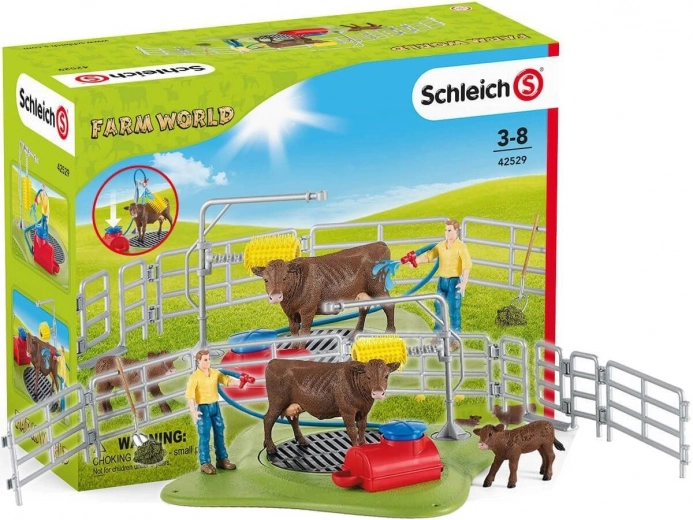 Wasstation voor koeien SCHLEICH Farm World