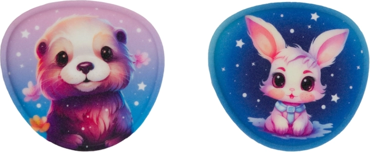 Verwisselbare BAAGLIES-badges – Schattige huisdiertjes, 2 stuks