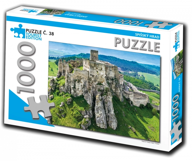 Puzzel Spišský hrad 1000 stukjes – toeristische editie