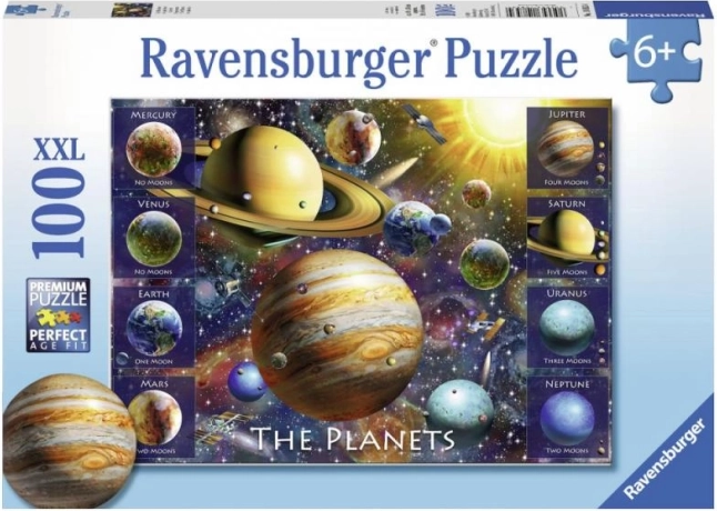 Puzzel Ravensburger Planeten 100 stukjes