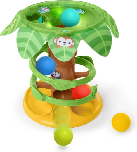 Bright Starts muzikale knikkerbaan Tropical Twirl 6m+