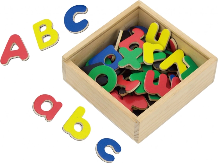 VIGA houten magnetische letters voor het leren schrijven