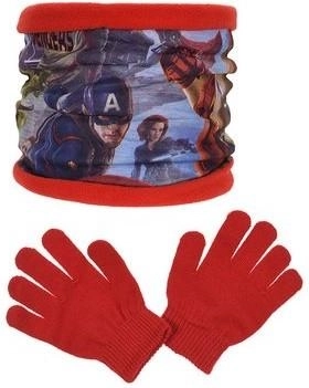 Nekwarmer en handschoenen Avengers - 1 stuk