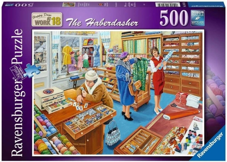 Ravensburger puzzel Happy Days at Work: galanterie 500 stukjes