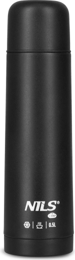 Thermosfles NILS Camp zwart 500 ml