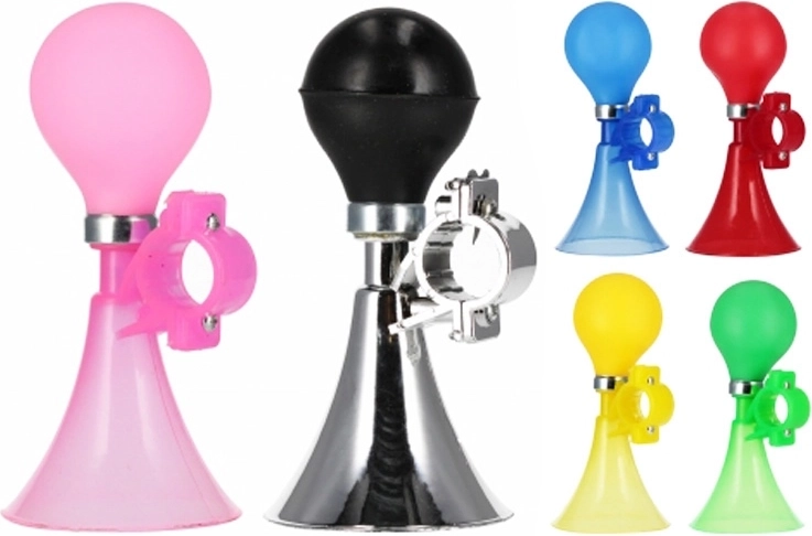 Fietstoeter – kleurrijke fietsclaxon 15 cm