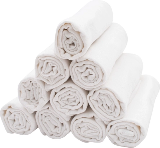 Katoenen luiers NEW BABY 80×80 cm, verpakking 10 stuks