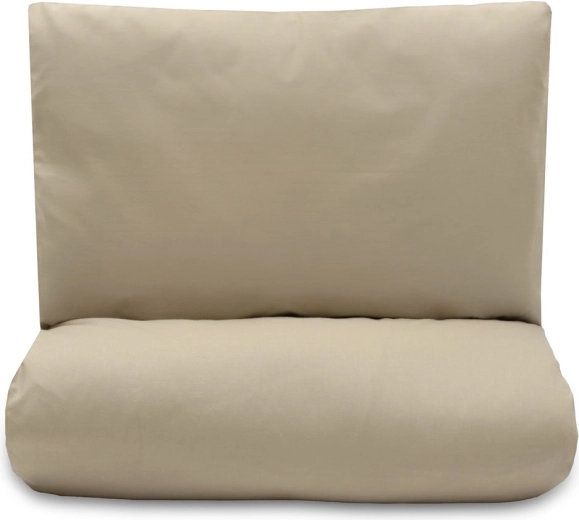 Katoenen wiegset met vulling 90 × 120 cm beige