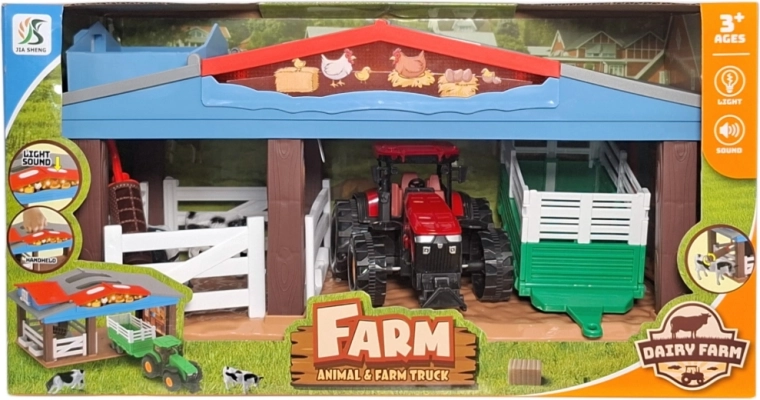 Boerderij speelset met accessoires met licht en geluid