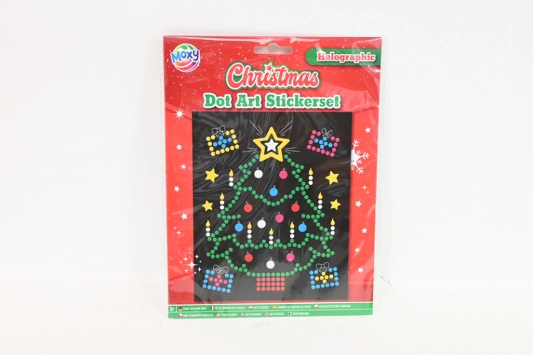 CCG Kerst stippenplakken – creatieve afbeelding 22 × 18 cm
