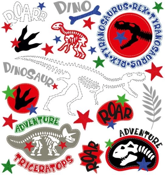 Opstrijkbare versieringen Prehistorie