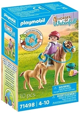 PLAYMOBIL Horses: kind met pony en veulen