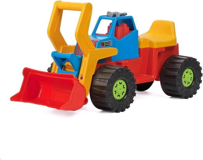 Kinderloopauto graafmachine BAYO 74 cm – rood