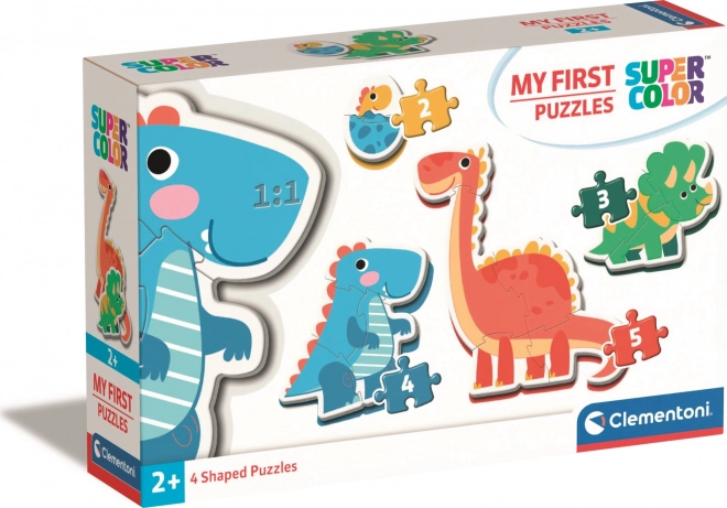 Clementoni mijn eerste puzzel dinosauriërs 4v1