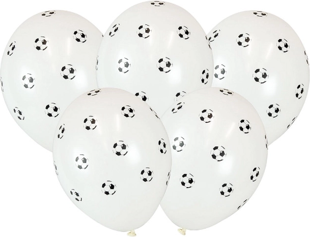 Ballonnen met voetbalprint