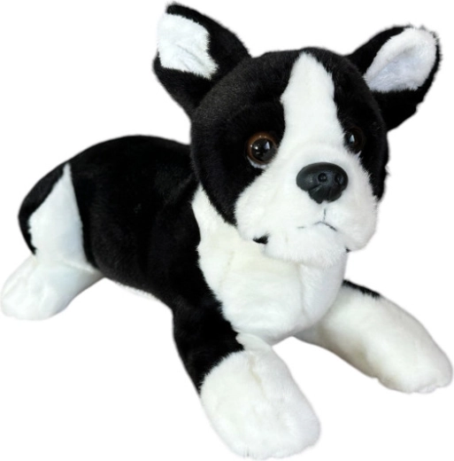 Pluchen Bostonterriër (liggend) 28 cm