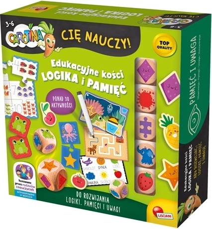 Lisciani Carotina educatief spel – logica en het samenstellen van ‘botten’