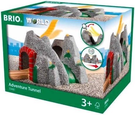 Tunnel met brug en geluid