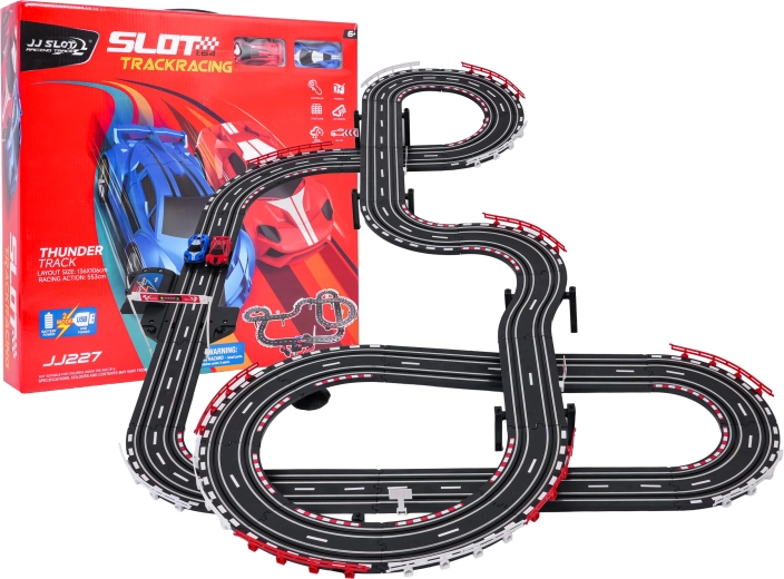 Racebaan Track Sport – elektrische slotcar-set 5,53 m