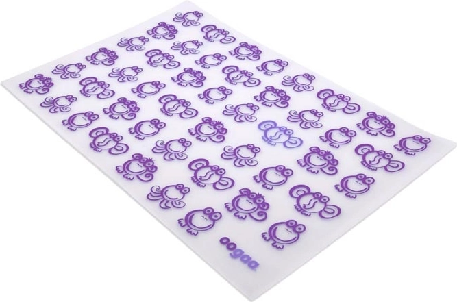 Siliconen kinderplacemat Oogaa paars
