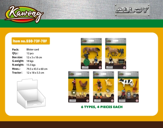 Dier met figuurtje – speelset