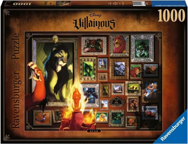 Ravensburger puzzel Villainous: Scar 1000 stukjes
