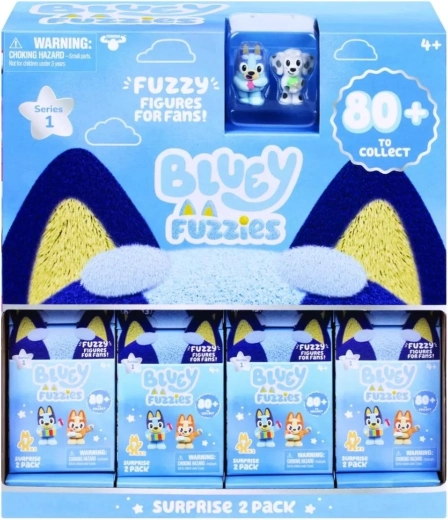 Bluey Fuzzies verzamelbare figuren 2 stuks, serie 15