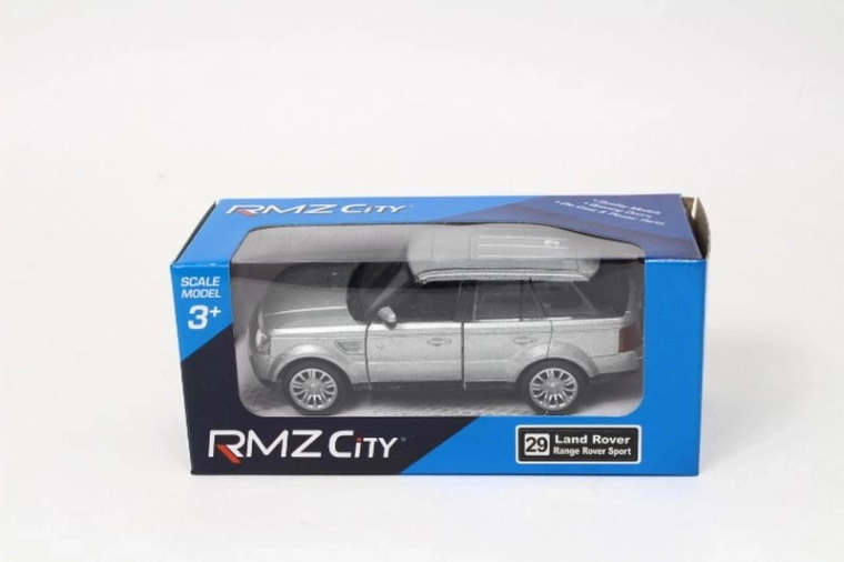 Metalen modelauto RMZ Land Rover Range Rover Sport 1:32 zilver