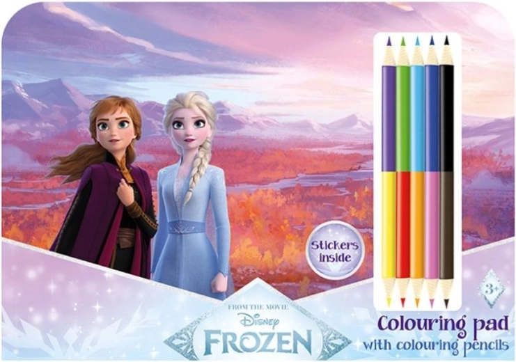 Tekenset met kleurpotloden Frozen