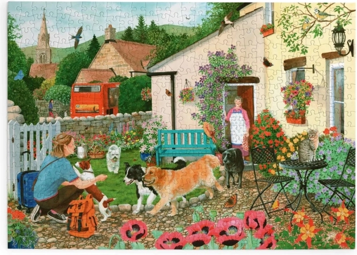 House of Puzzles Welkomscomité puzzel met 500 extra grote stukjes