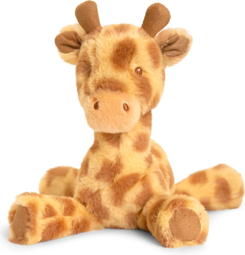 Keeleco pluche knuffelgiraf 17 cm