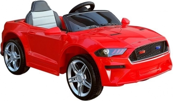 Rode elektrische kinderauto