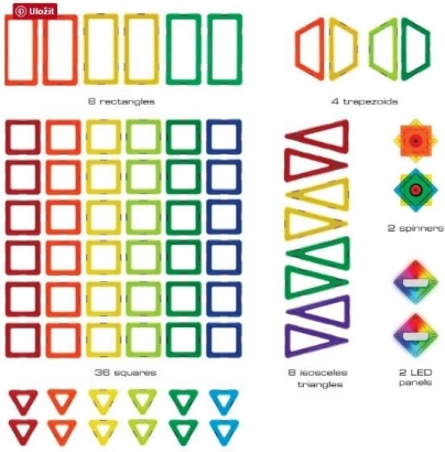 Geosmart magnetische bouwset ruimtestation