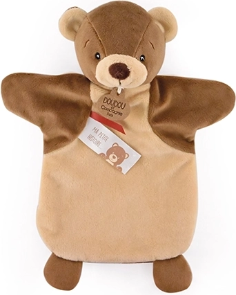 Pluchen handpop Beertje 25 cm