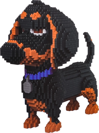 Bouwset Teckel 1930 stukjes voor tieners 14+ en volwassenen