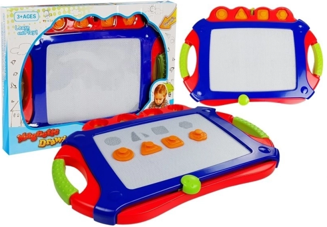 Magnetisch bord Blauwe stempels Pictionary