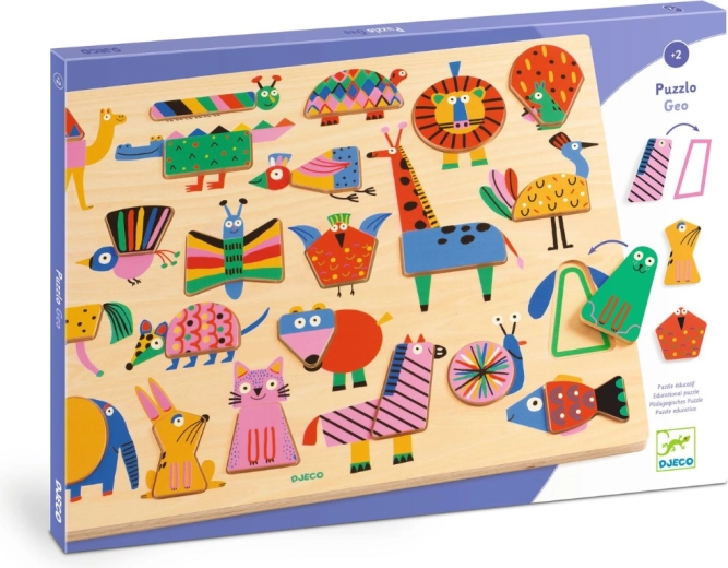 Djeco houten puzzel Geo