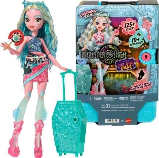 Monster High Lagoona Blue – koffer vol geheimen en accessoires 28 cm