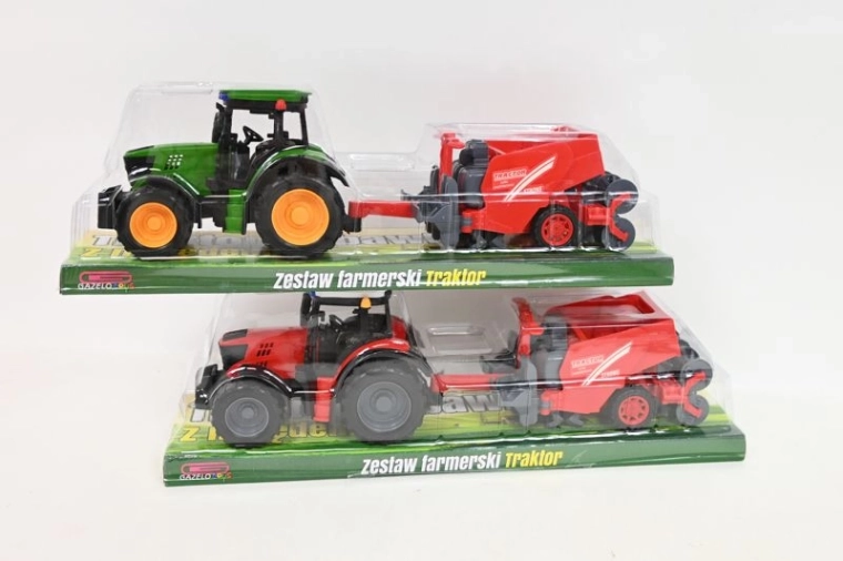 Tractor met landbouwmachine