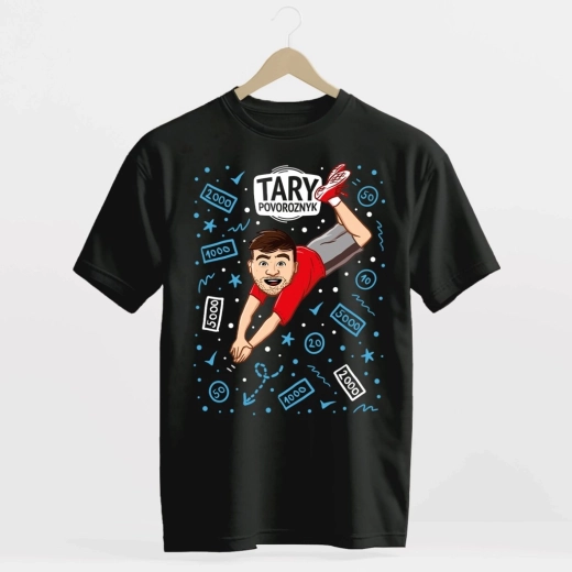 T-shirt Tary Povoroznyk Tary money zwart